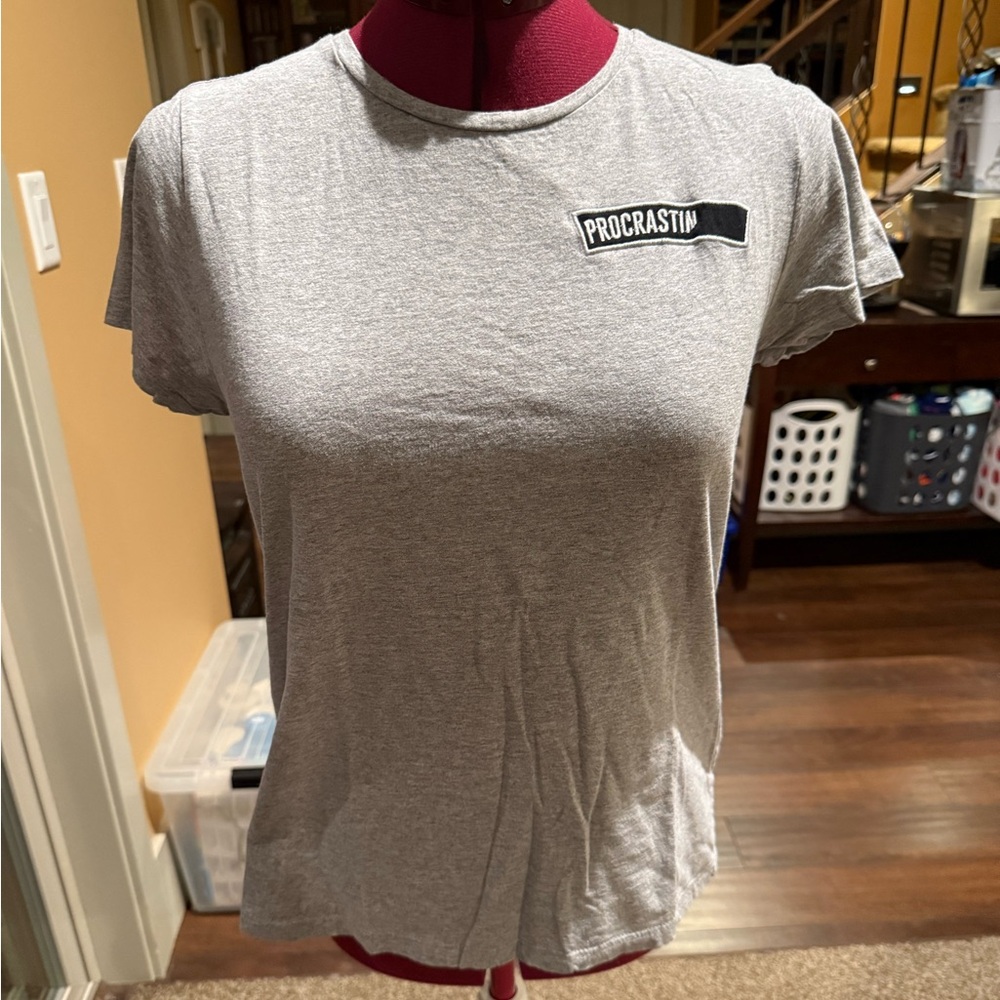 Grey Procrastination T-shirt
